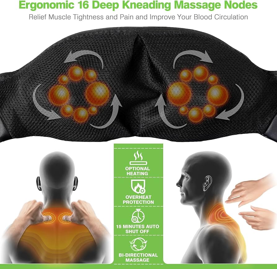 Neck and shoulder massager