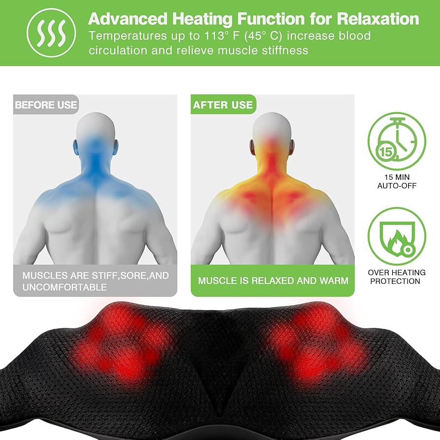 Neck and shoulder massager